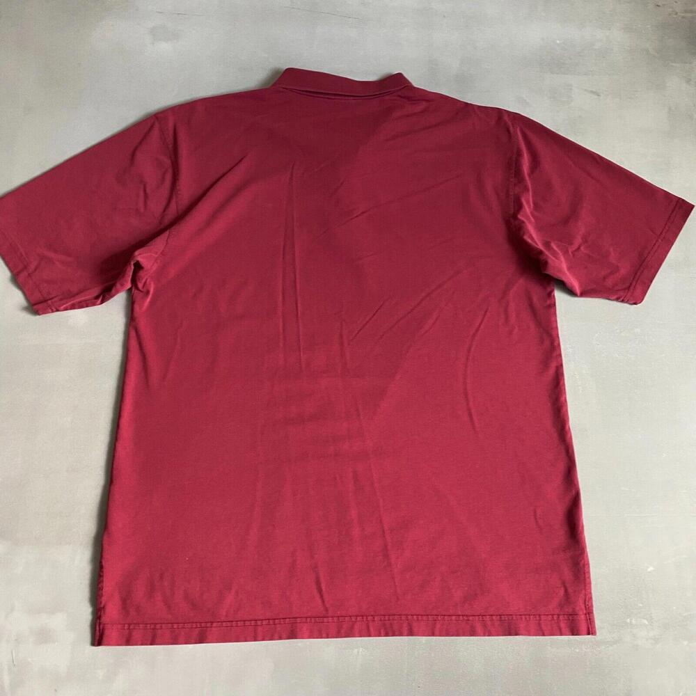 Vintage Nike Shirt Mens XL Red Polo dri fit retro Y2k Short Sleeve preppy - Picture 7 of 7